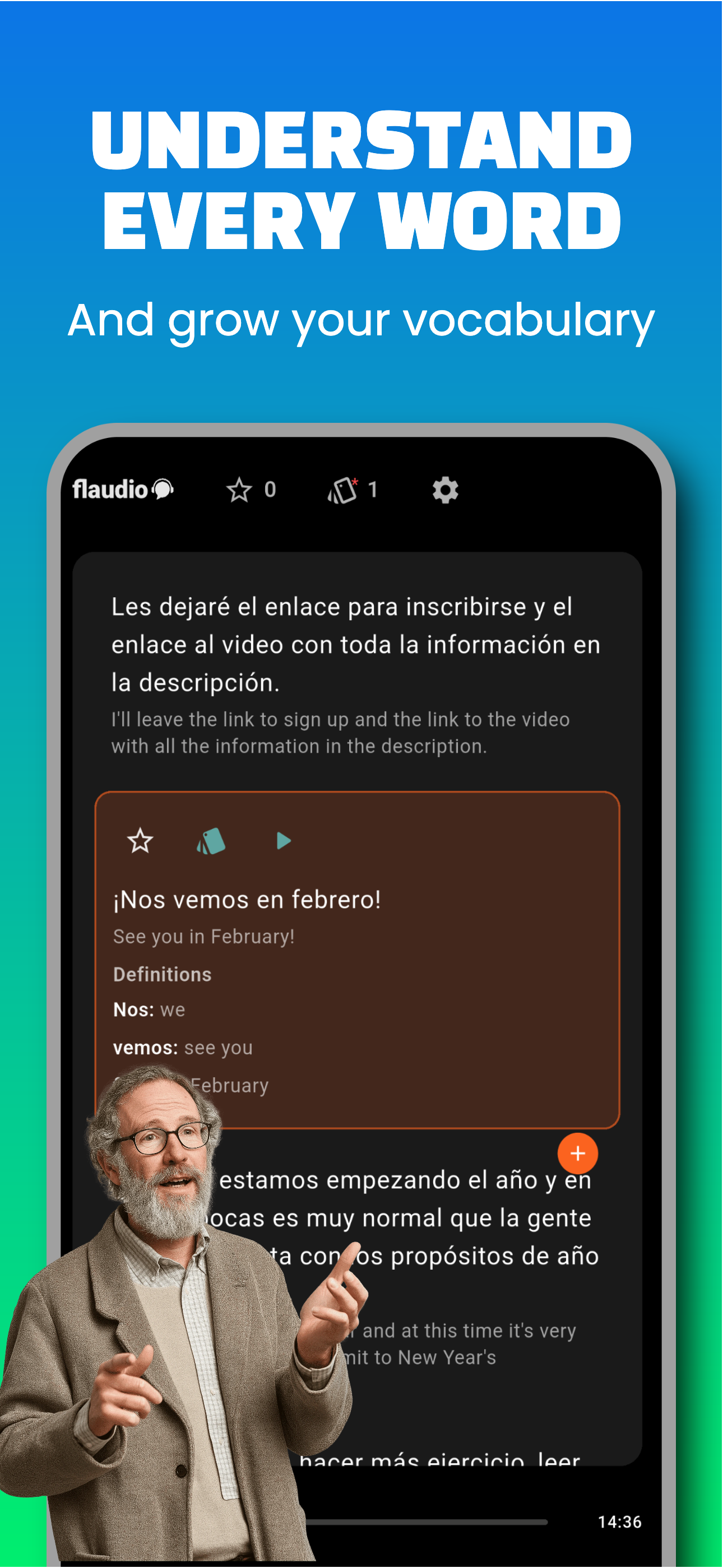 Flaudio app screenshot